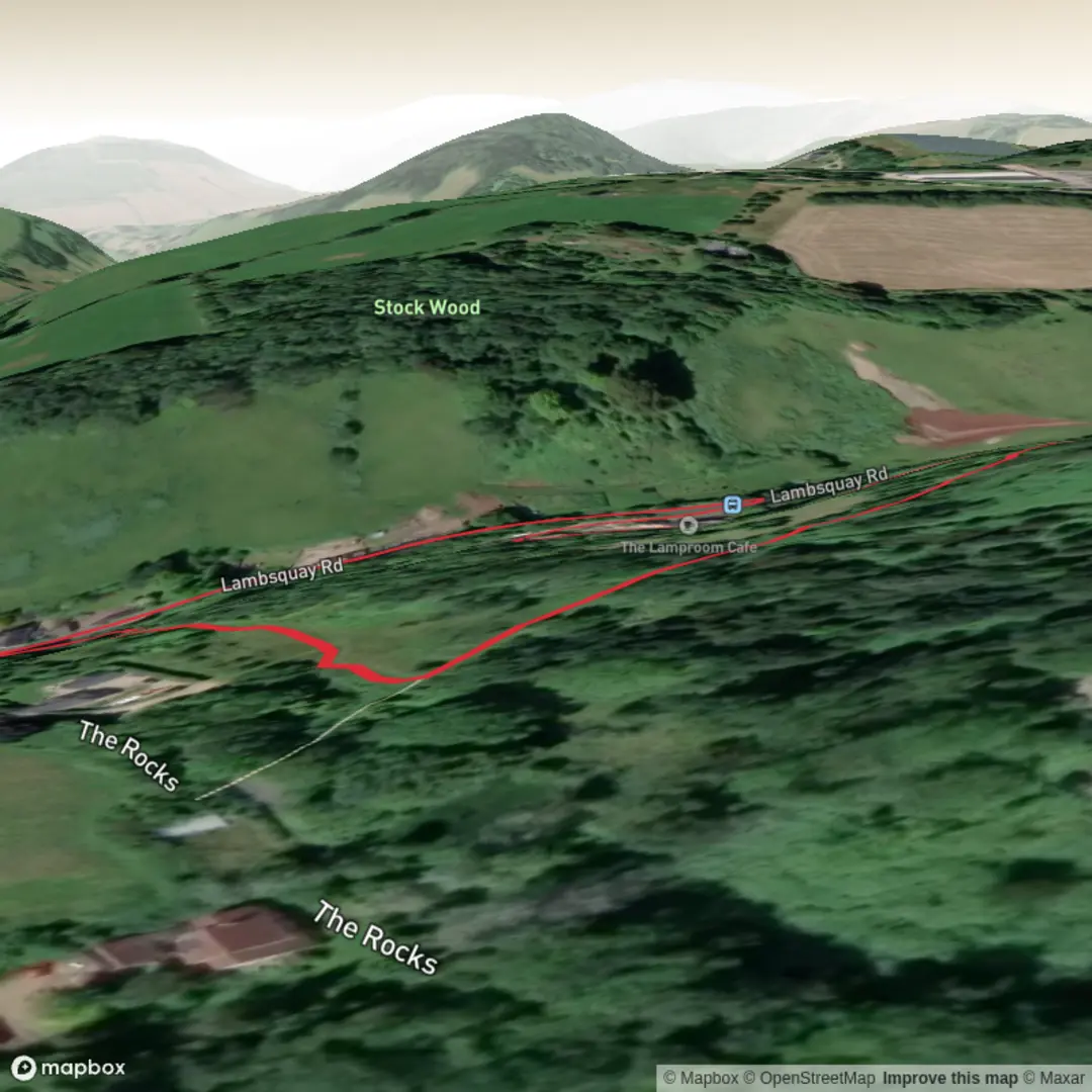 An image depicting the trail Clearwell Caves Loop and its surrounding area.