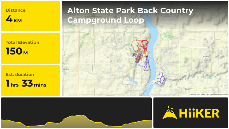 Alton State Park Back Country Campground Loop | Washington County | Mi