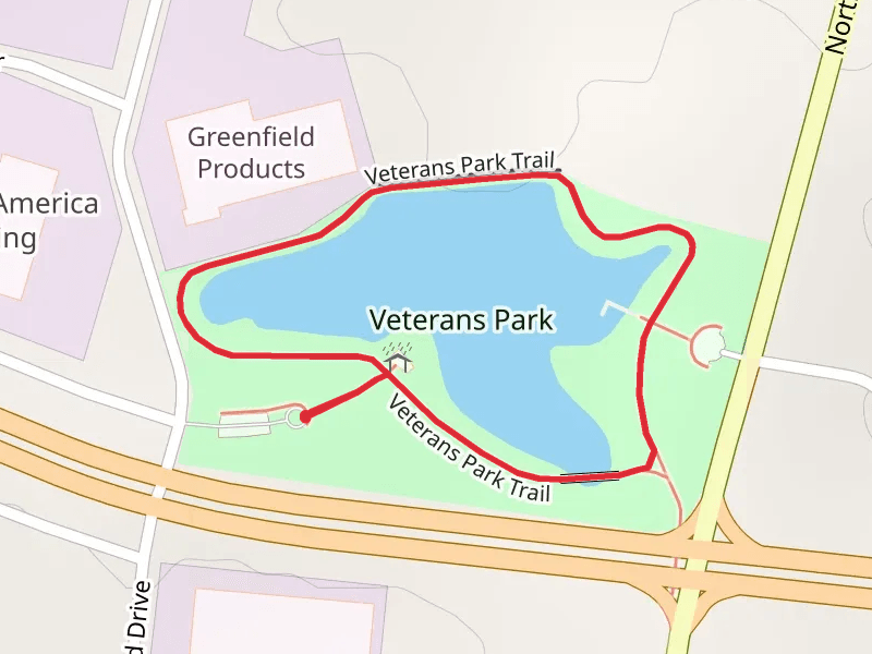 Veterans Park Lake Loop Trail
