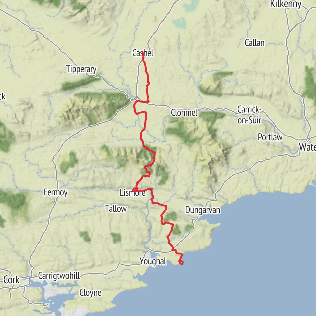 St Declan's Way mobile static map