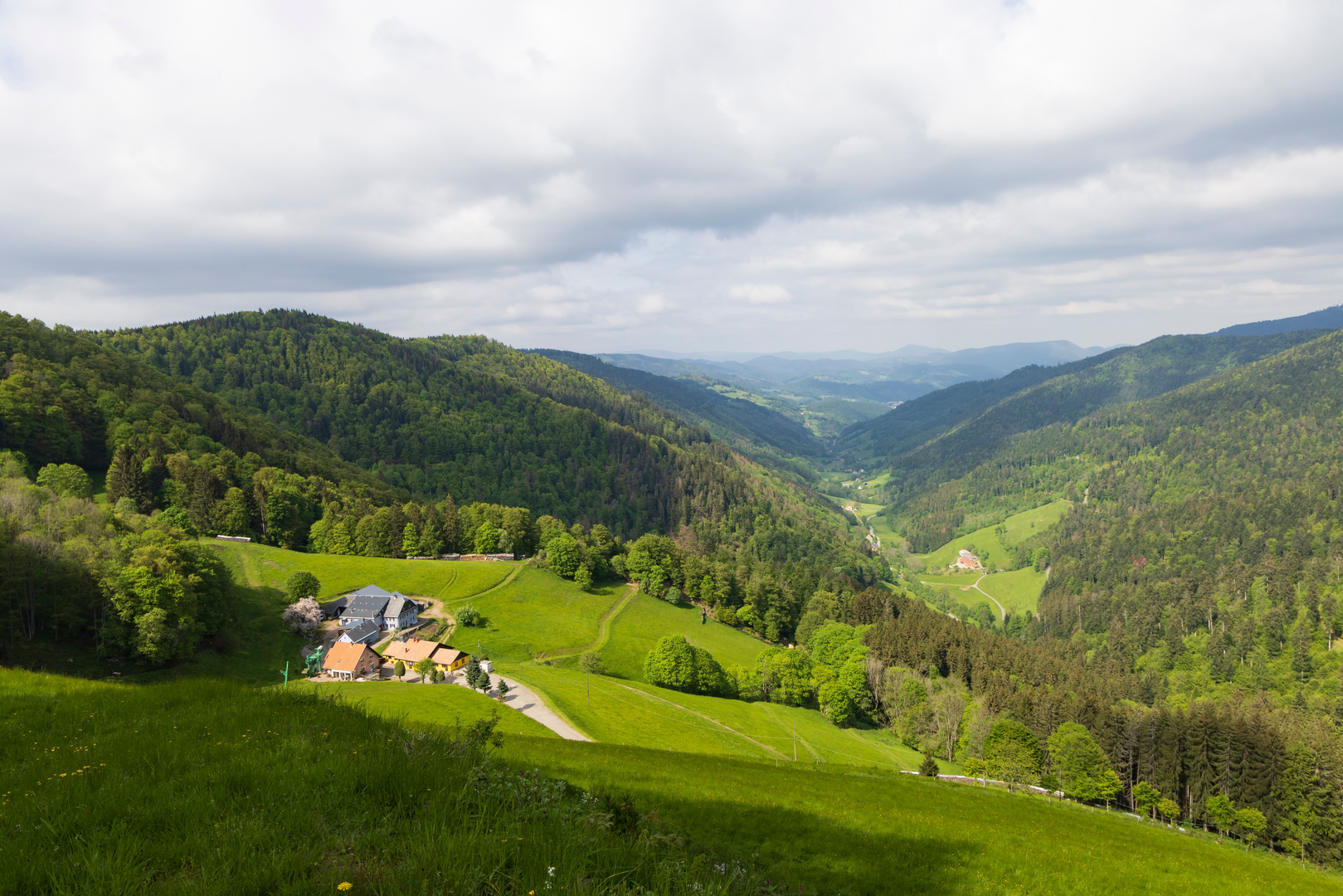 An image depicting the trail The Columban Way - France - Section 1 From Saint Coulomb to Annegray and its surrounding area.