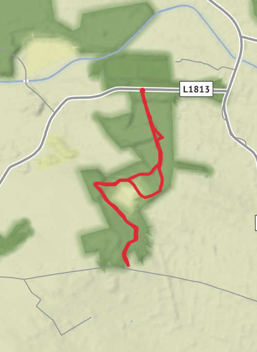 County Roscommon Walking mobile static map