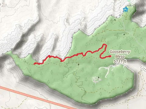Practice Loop and North Rim Trail