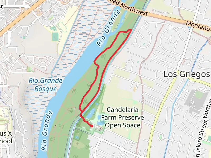 Paseo del Bosque Trail and Aldo Leopold Trail Loop