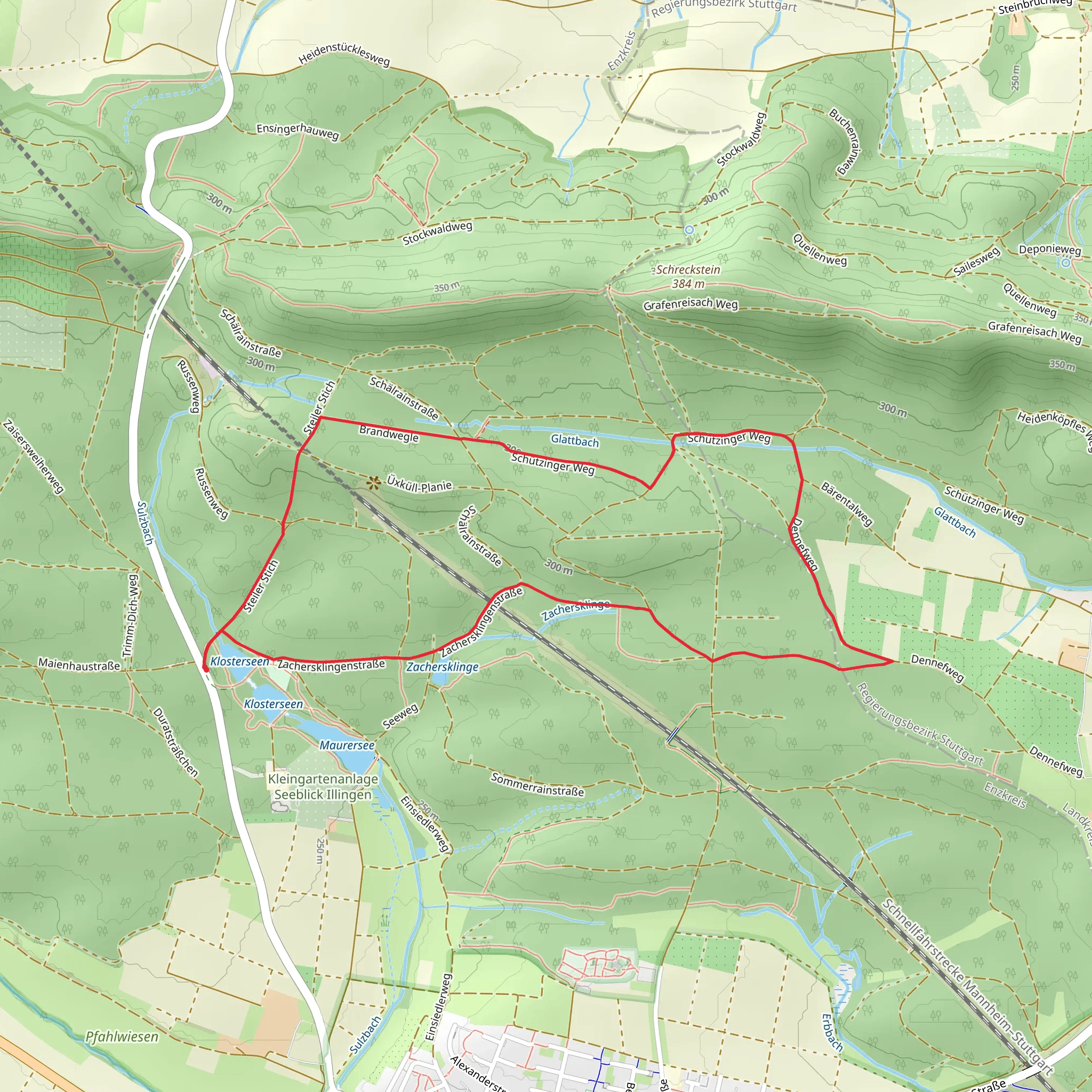 Knabenkreuz Loop mobile static map