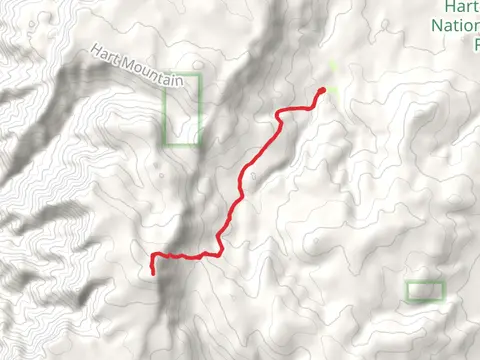 Warner peak via Barnhardi Road