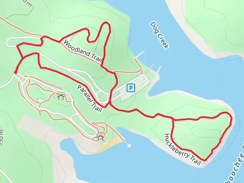 Woodland - Parallel - Huckleberry Loop Trail