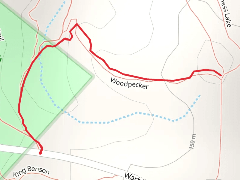 Pawpaw Valley Trail and Woodpecker