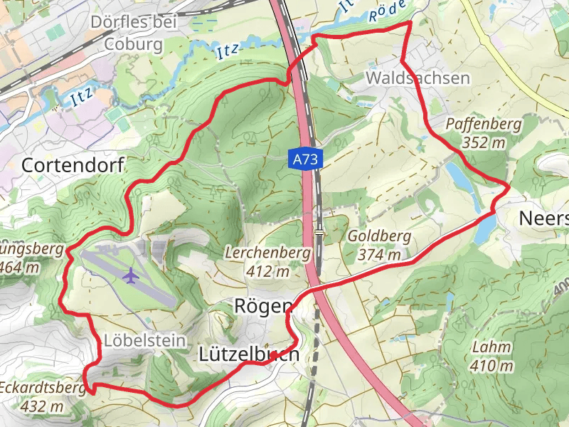 Muehlteich via Emil-Raedlein Weg and Carl-Escher Weg