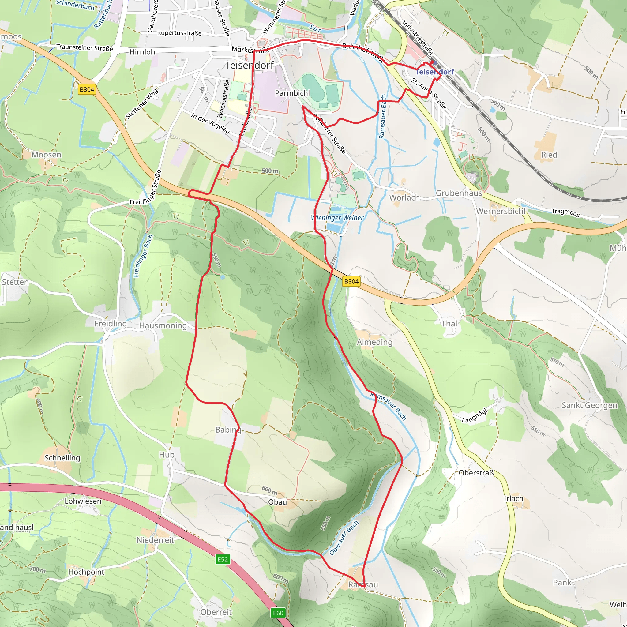 Bergler Weg mobile static map