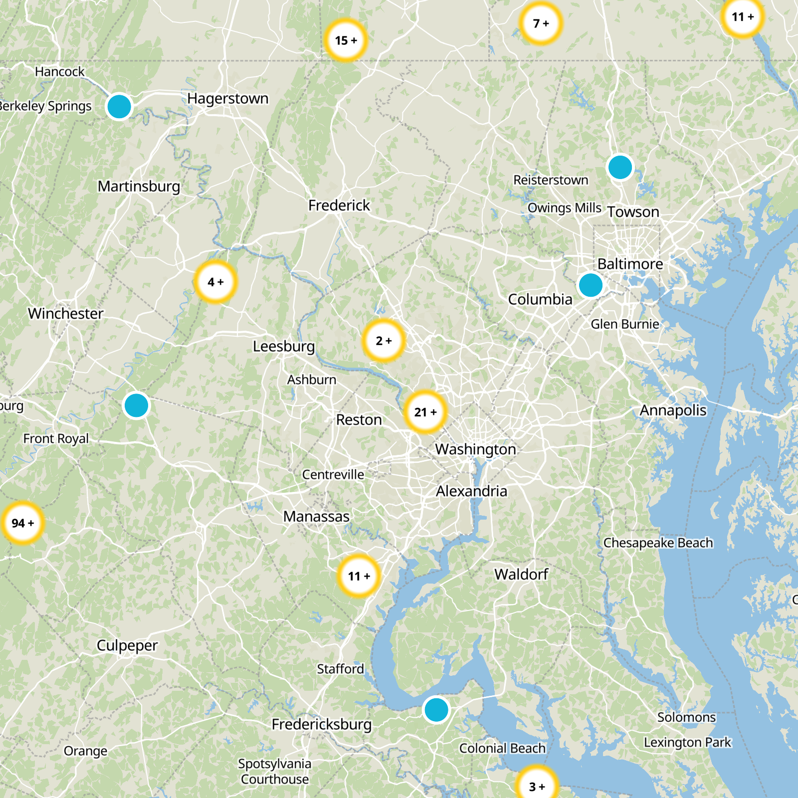 Montgomery County Static Map