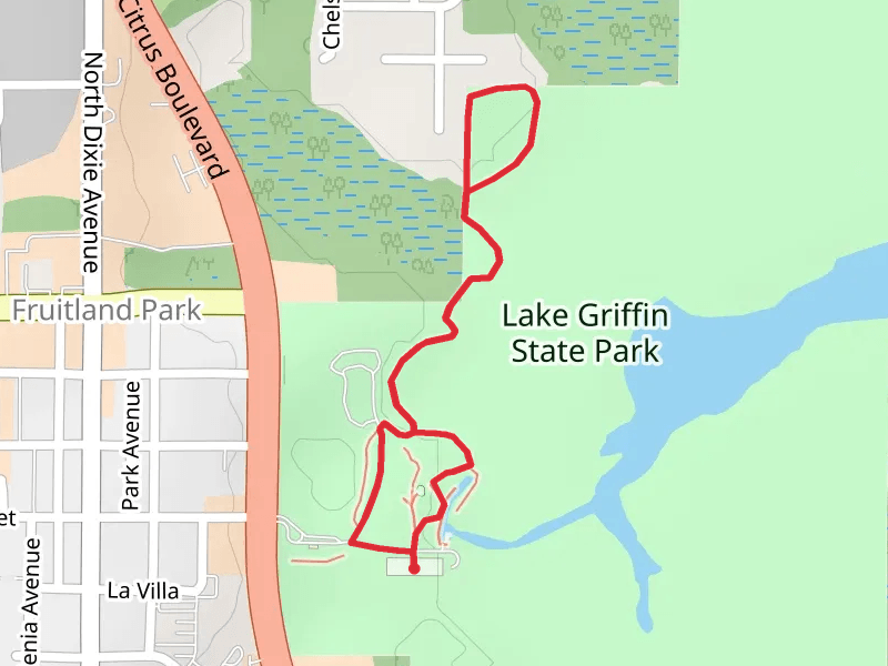 Red Loop - Lake Griffin State Park