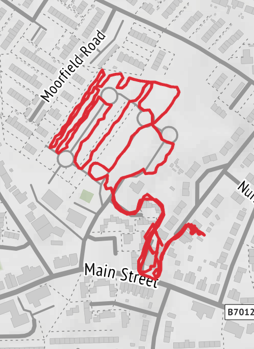 Hike from Blantyre mobile static map