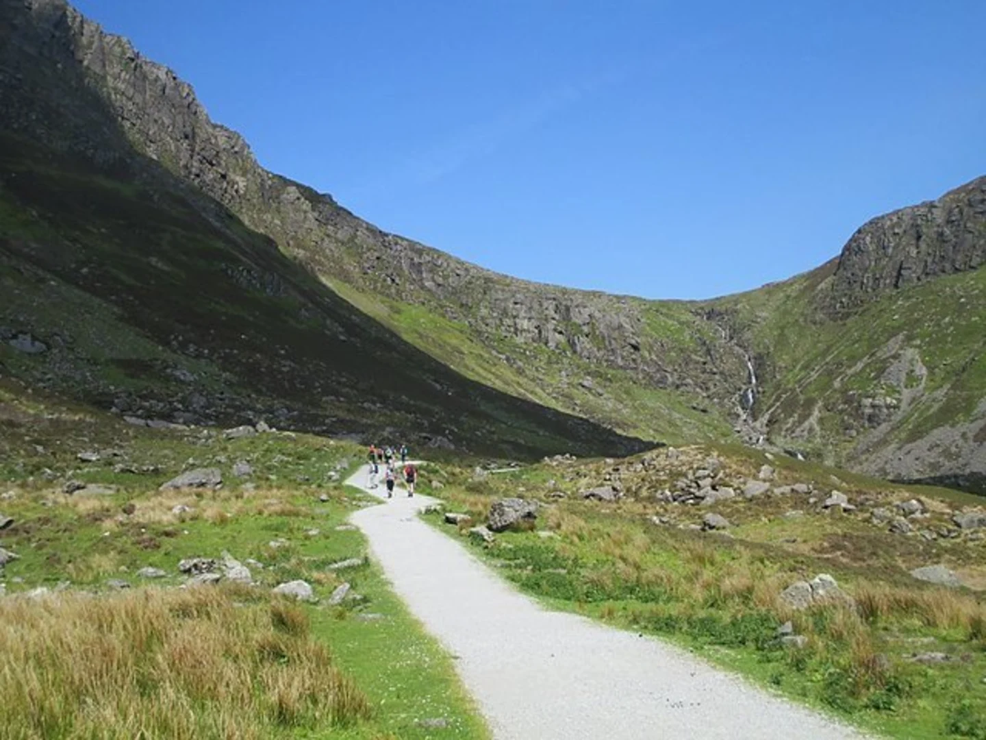 An image depicting the trail Comeraghs Mountain Loop and its surrounding area.
