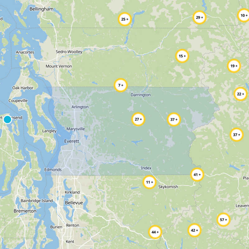 Snohomish County Static Map