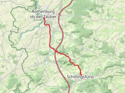 Schloblein to Schillingsfurst Walk