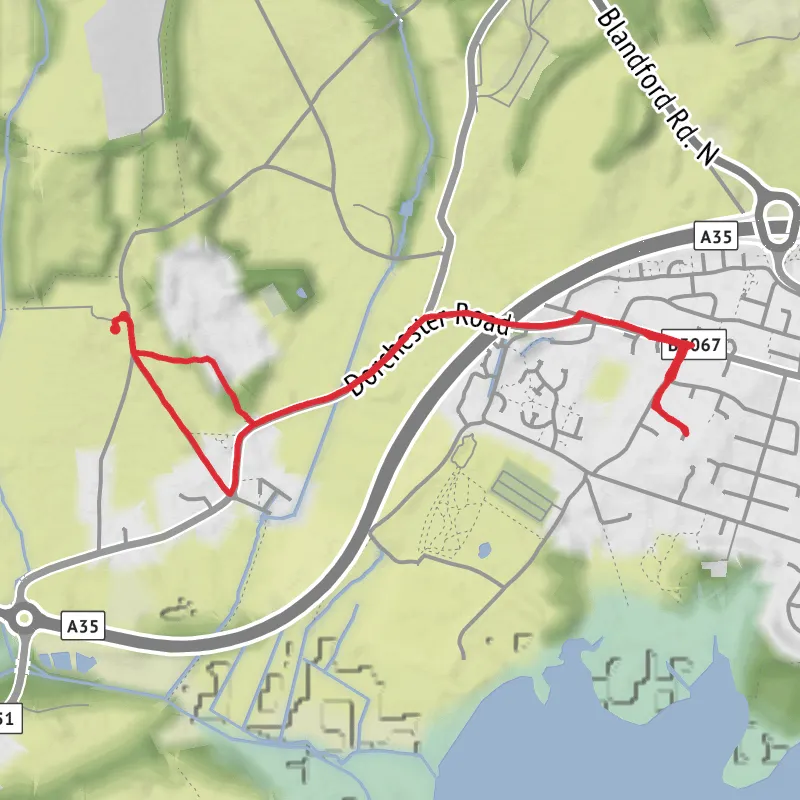 Purbeck Walking mobile static map