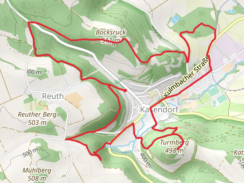 Kasendorf Circular Walk via Magnusturm and Friesenmuhle
