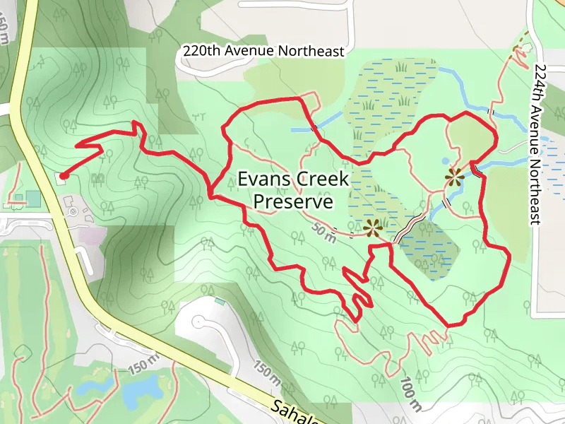 Evans Creek Preserve Loop - East