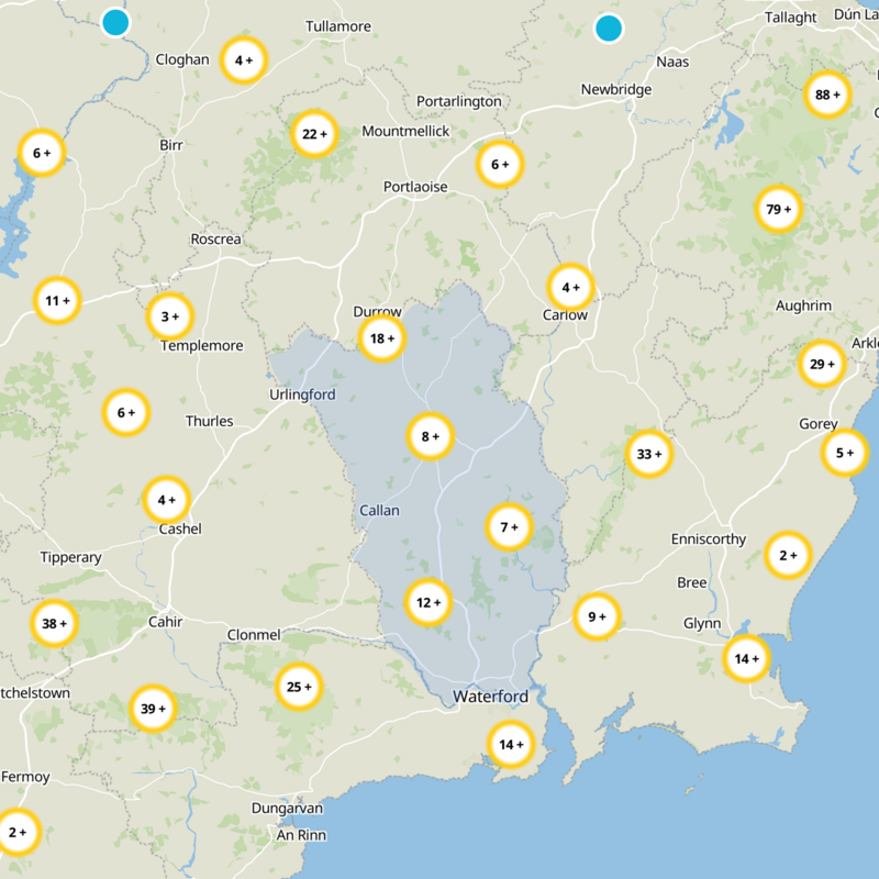 County Kilkenny Static Map