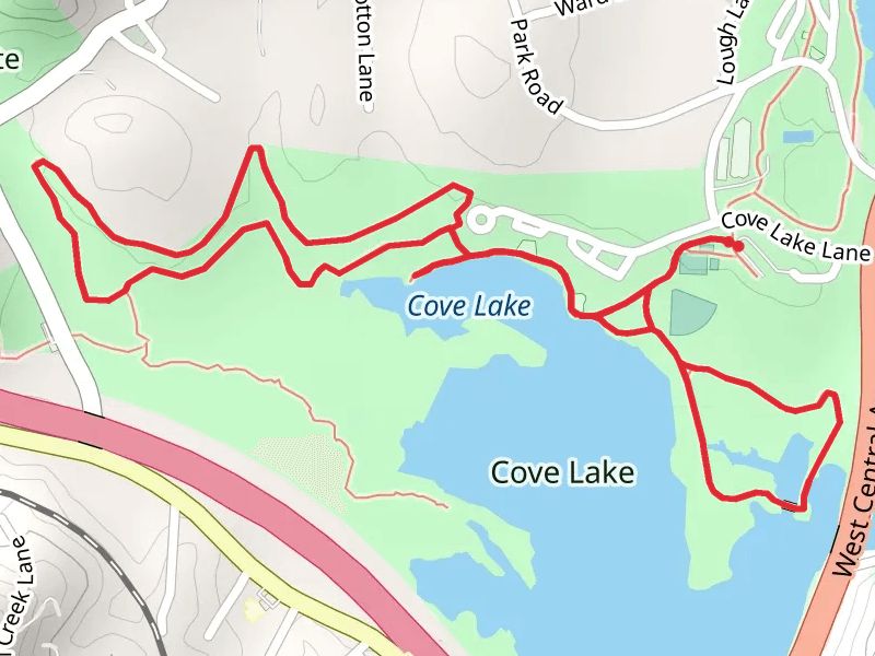 Cove Lake North Shore Loop