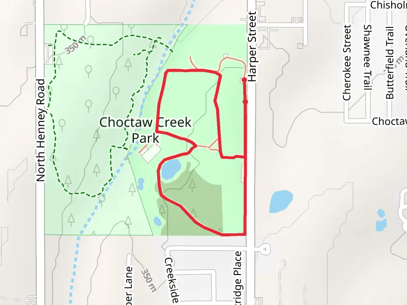 Choctaw Creek Park Loop Trail