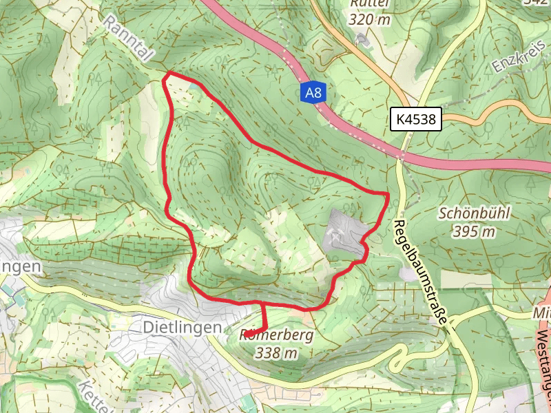 Steinbruch and Hagenreut Loop