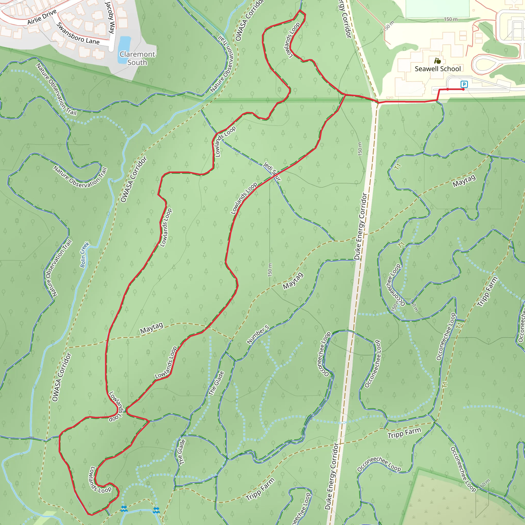 Lowlands Loop mobile static map