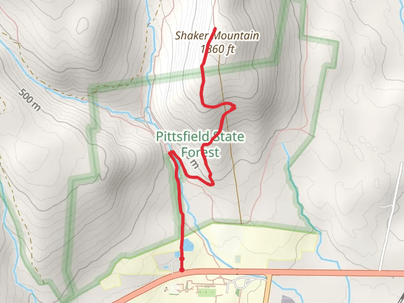 Shaker Mountain Trail