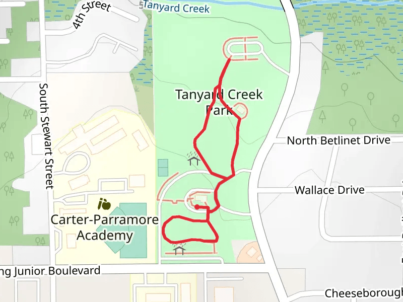 Tanyard Creek Park Loop