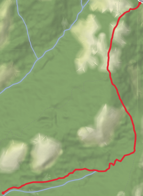 Snow Creek camping with view of Half Dy mobile static map