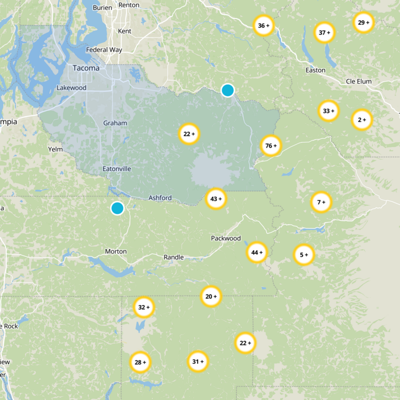 Pierce County Static Map