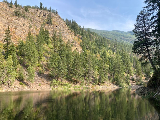 Shannon Lake via Historic Highway 2 West Trail