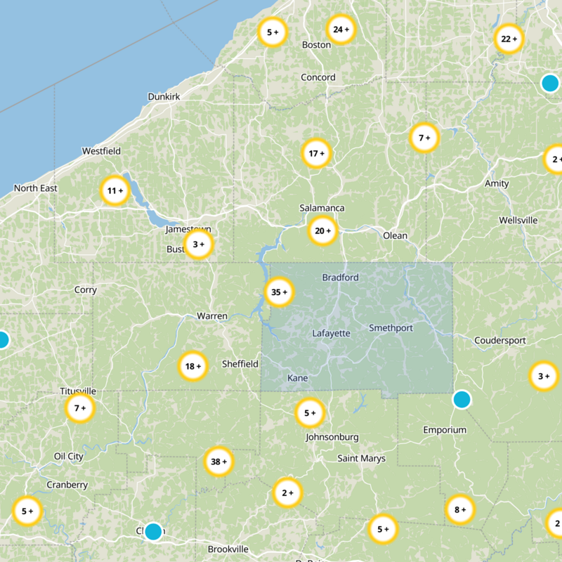 McKean County Static Map
