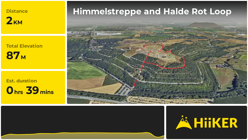 Himmelstreppe and Halde Rot Loop | Kreis Wesel | Germany