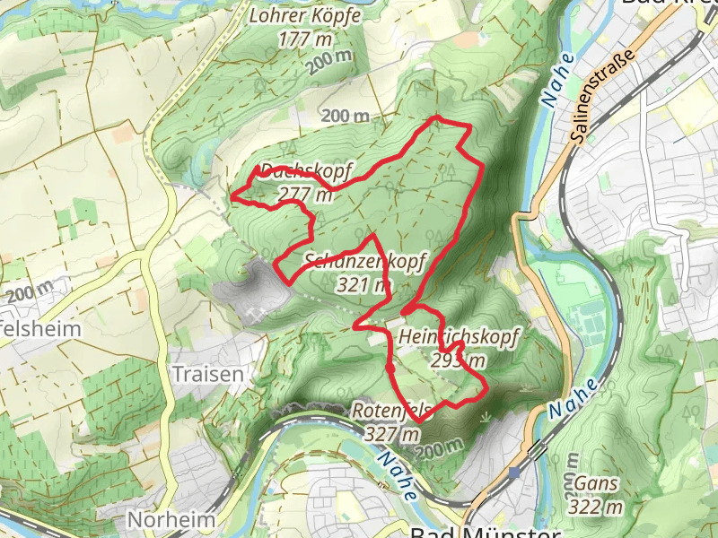 Dachskopf and Heinrichskopf via Tour Natur