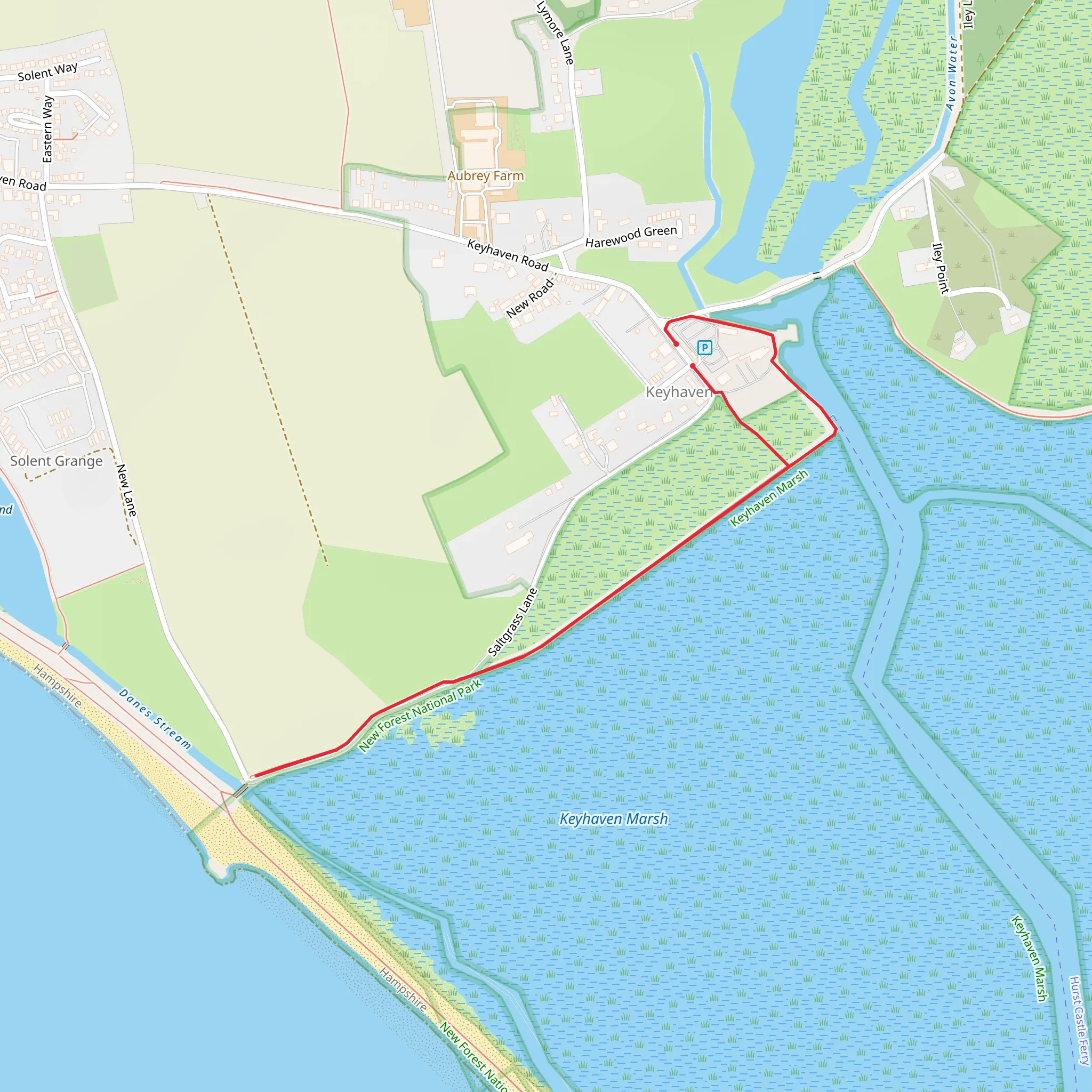 Hurst Beach Accessible Trail mobile static map