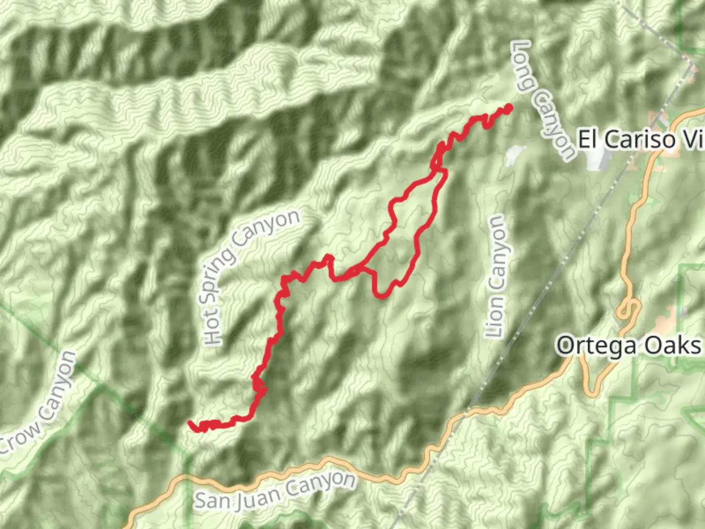 An image depicting the trail New Sugarloaf via San Juan Trail and its surrounding area.