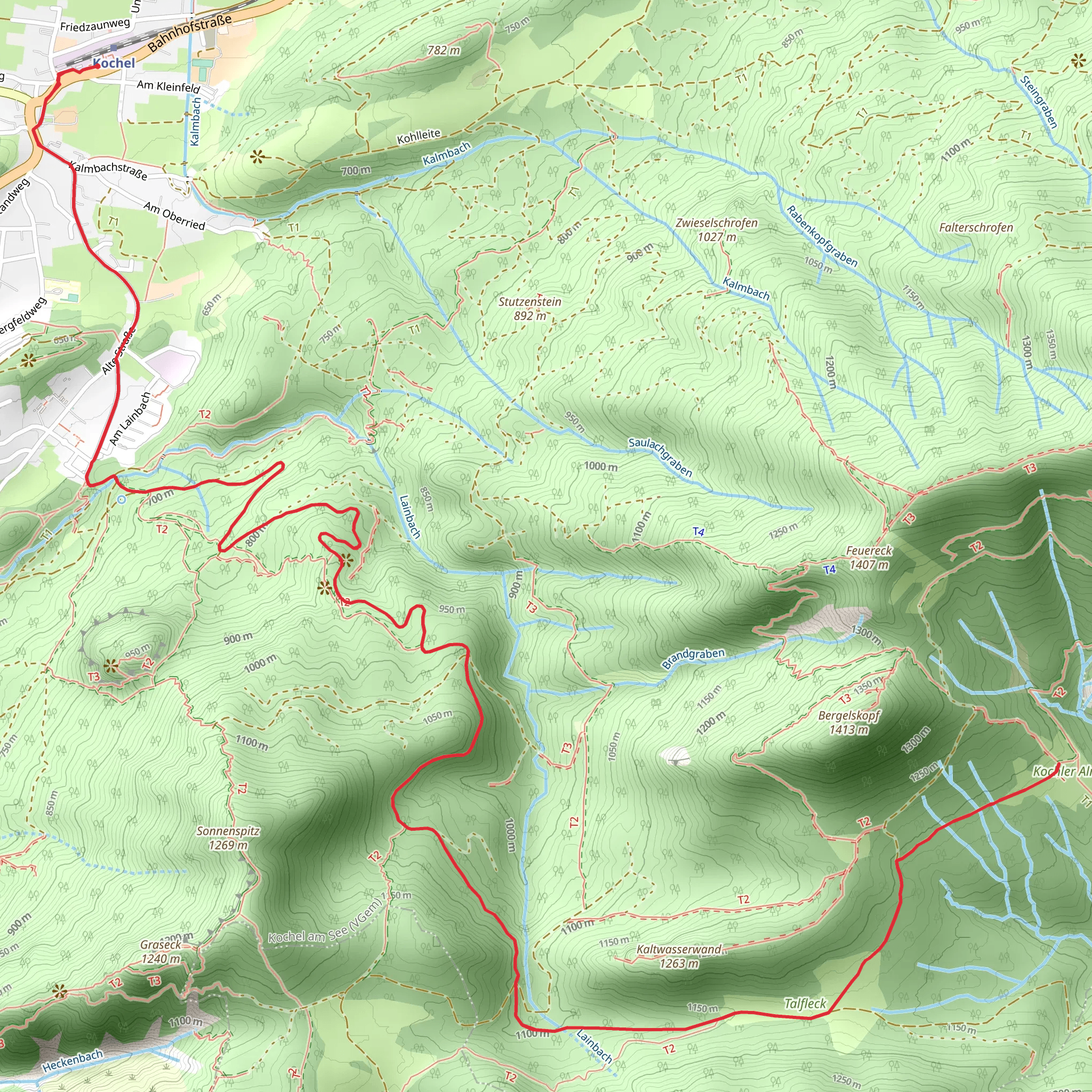 Kochler Alm Walk mobile static map