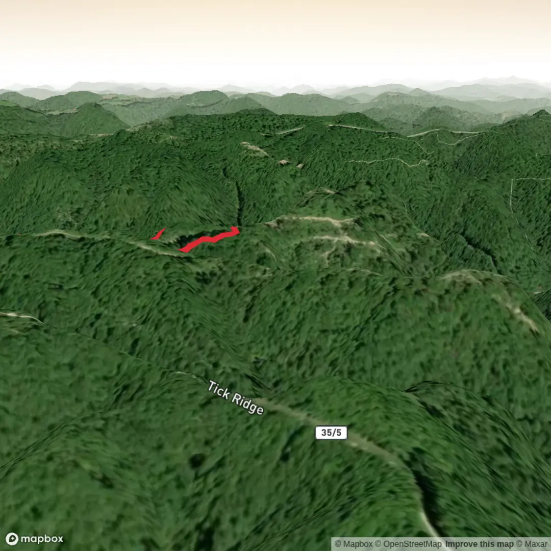 An image depicting the trail Indian Trail and its surrounding area.