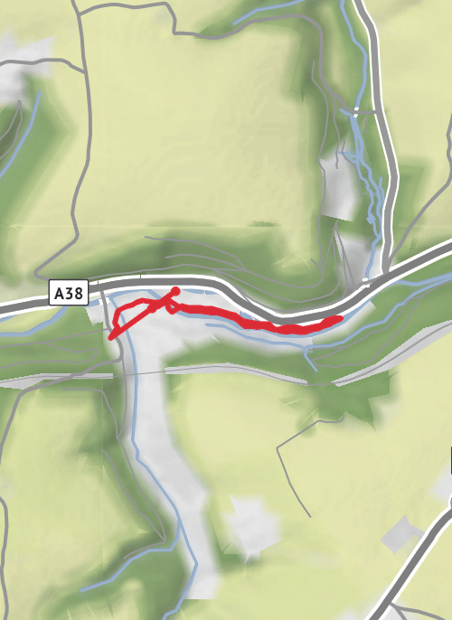 Hike from Two Waters Foot mobile static map