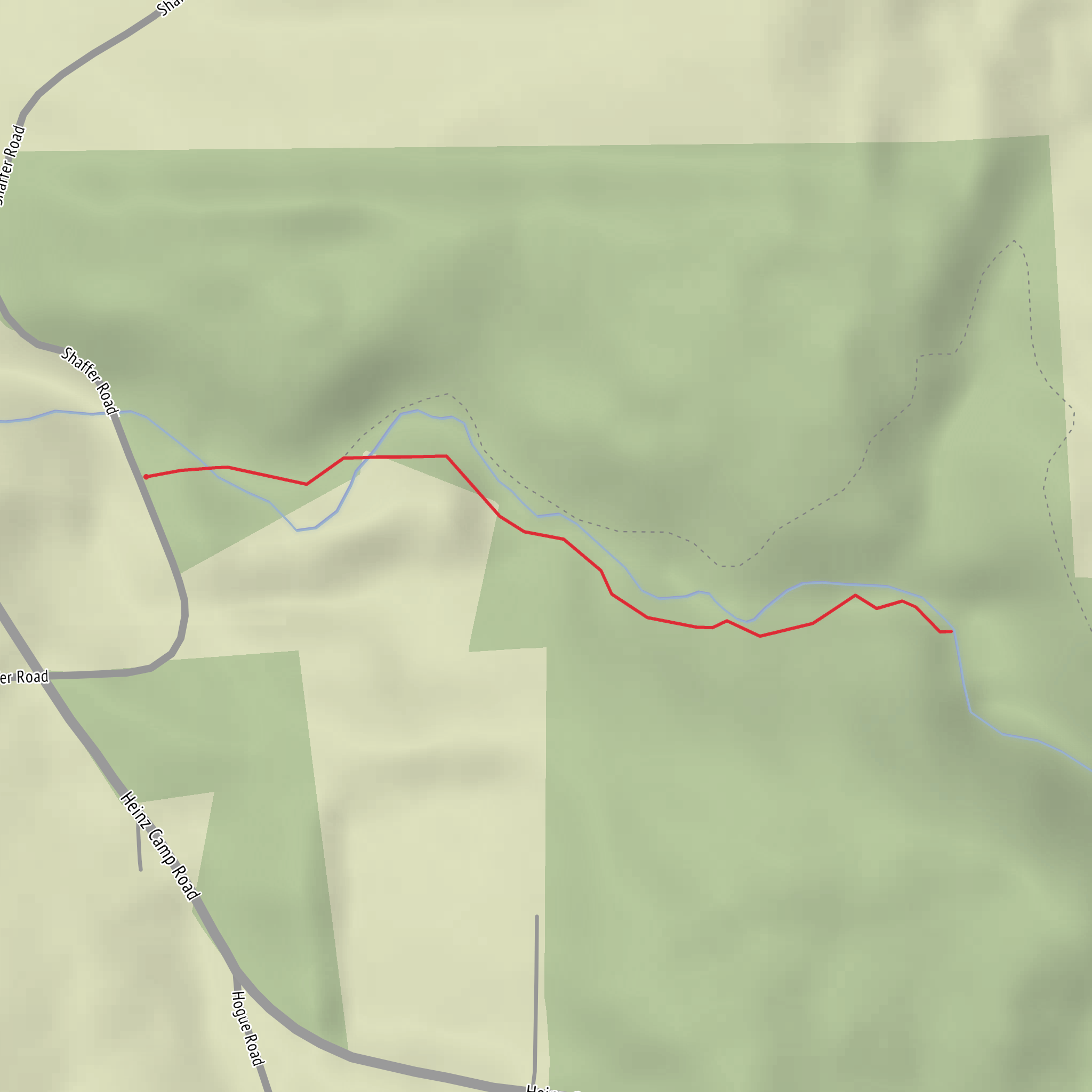 Hells Run mobile static map