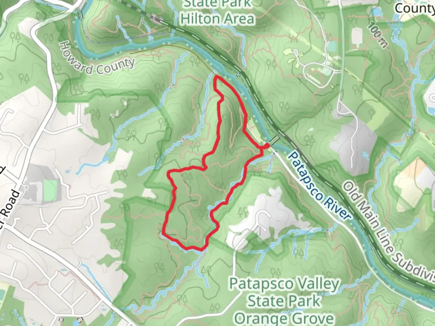An image depicting the trail Cascade Creek Loop and its surrounding area.