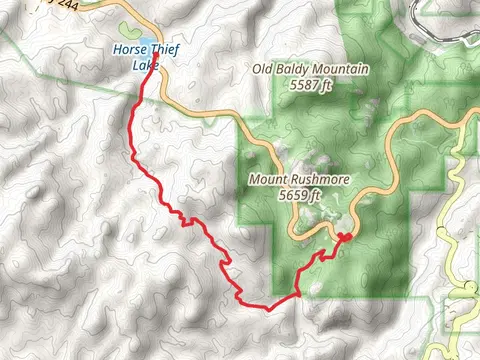 Doane Mountain to Horse Thief Lake via Centennial Trail
