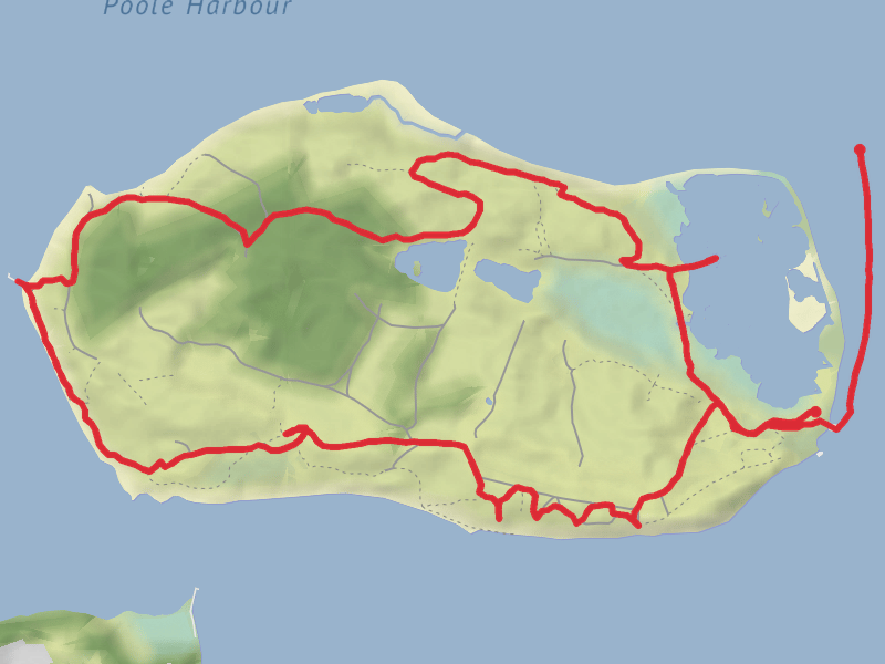 Hike on Brownsea Island Loop thumbnail