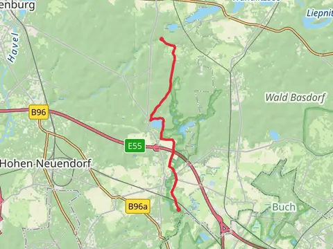 Zuehlsdorfer Muehle to Moenchmuehle via Muehlen Wanderweg
