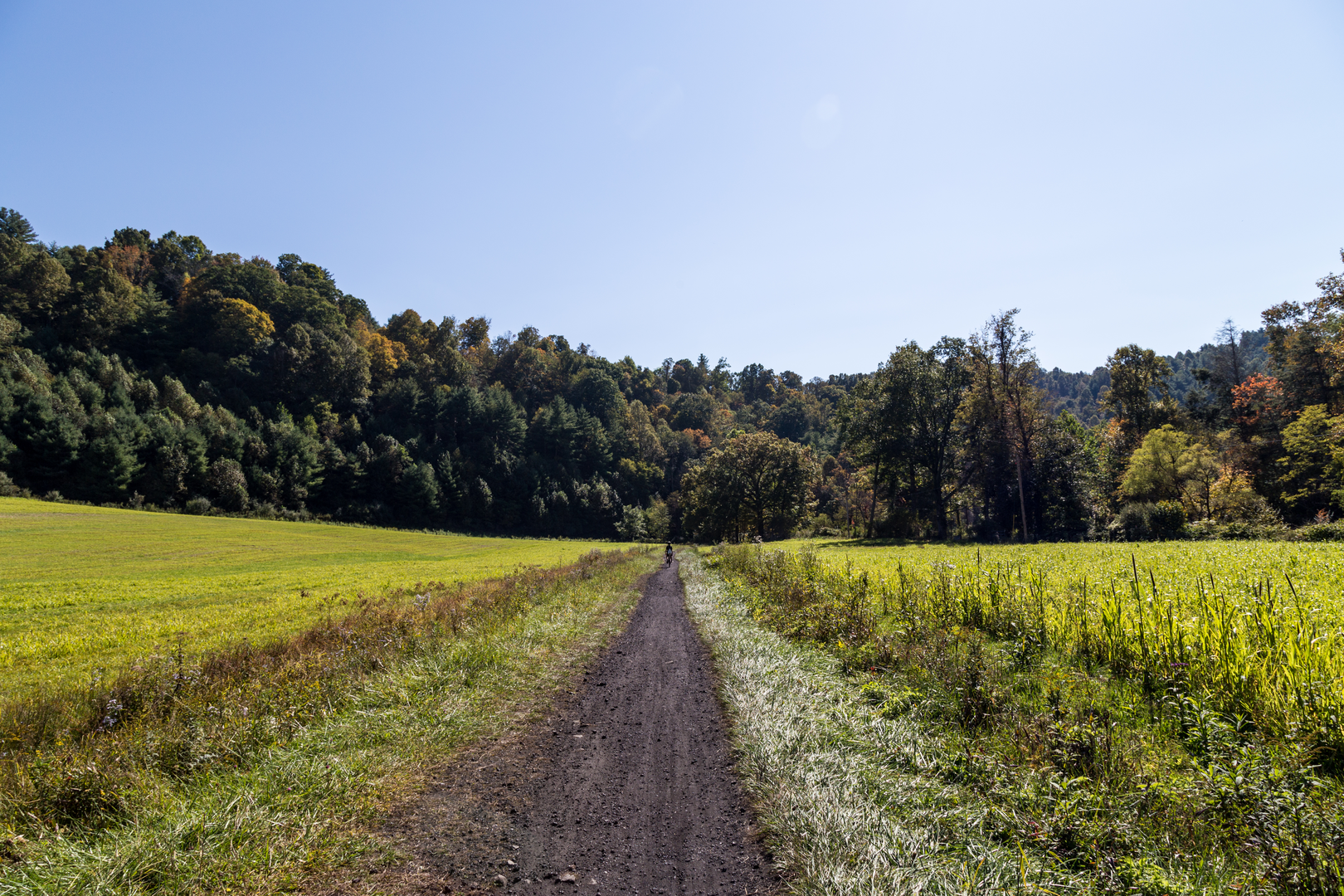 An image depicting the trail Virginia Creeper Trail and Appalachian Trail and its surrounding area.