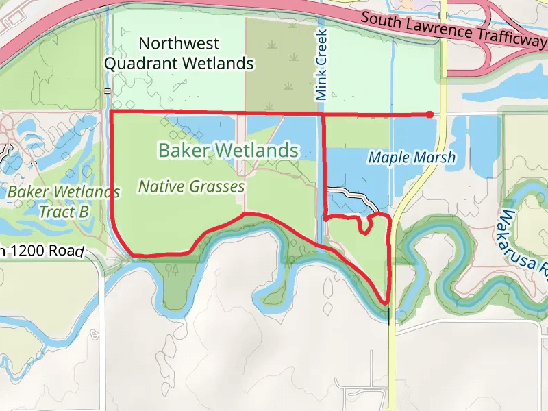 Mink Creek and Diagonal Loop Trail