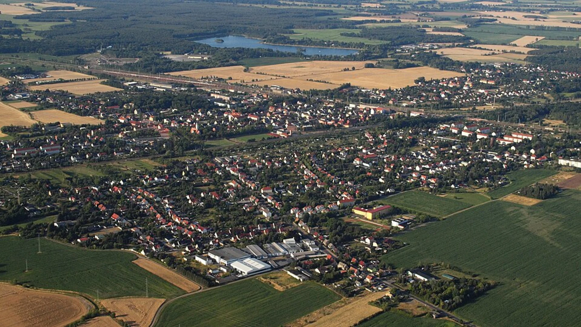 An image depicting the trail Horn Lehe to Trupermoor Walk and its surrounding area.