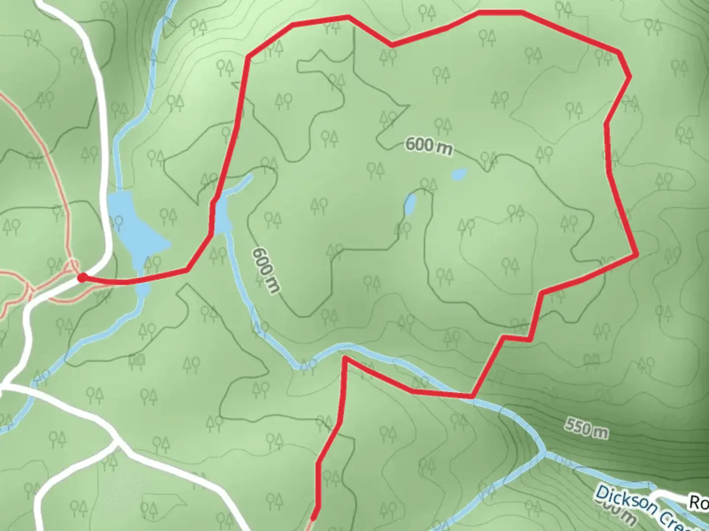 An image depicting the trail Atwood Trail and its surrounding area.